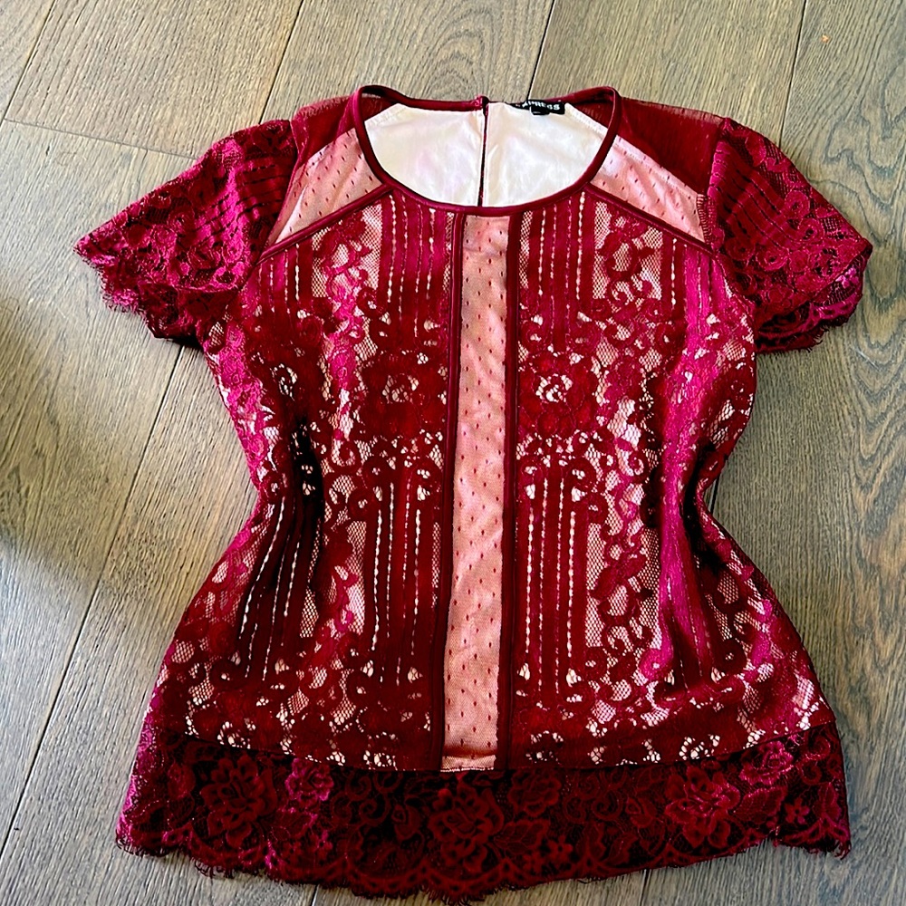 Express lace top